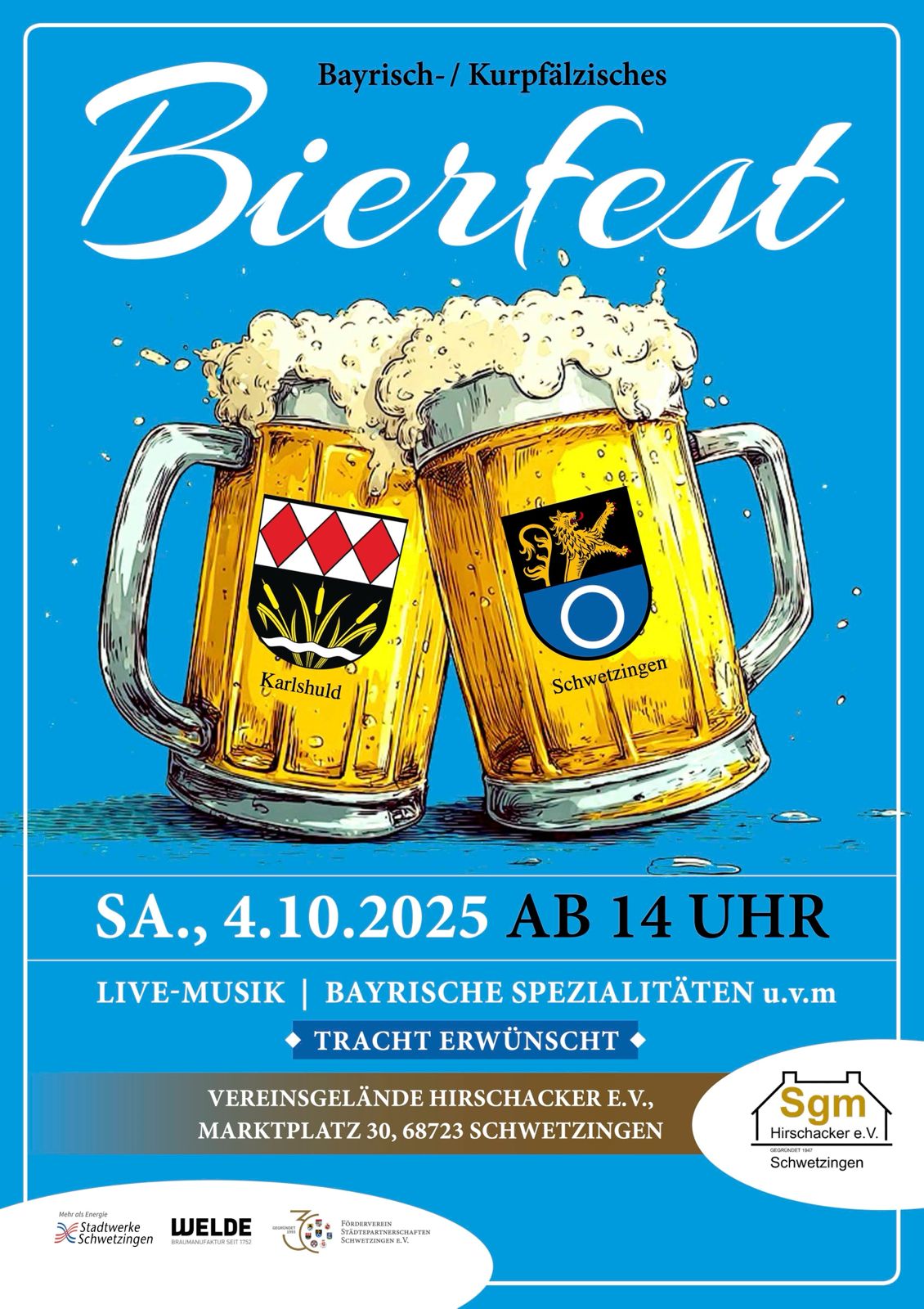 You are currently viewing Bayrisch/Kurpfälzisches Bierfest 2025