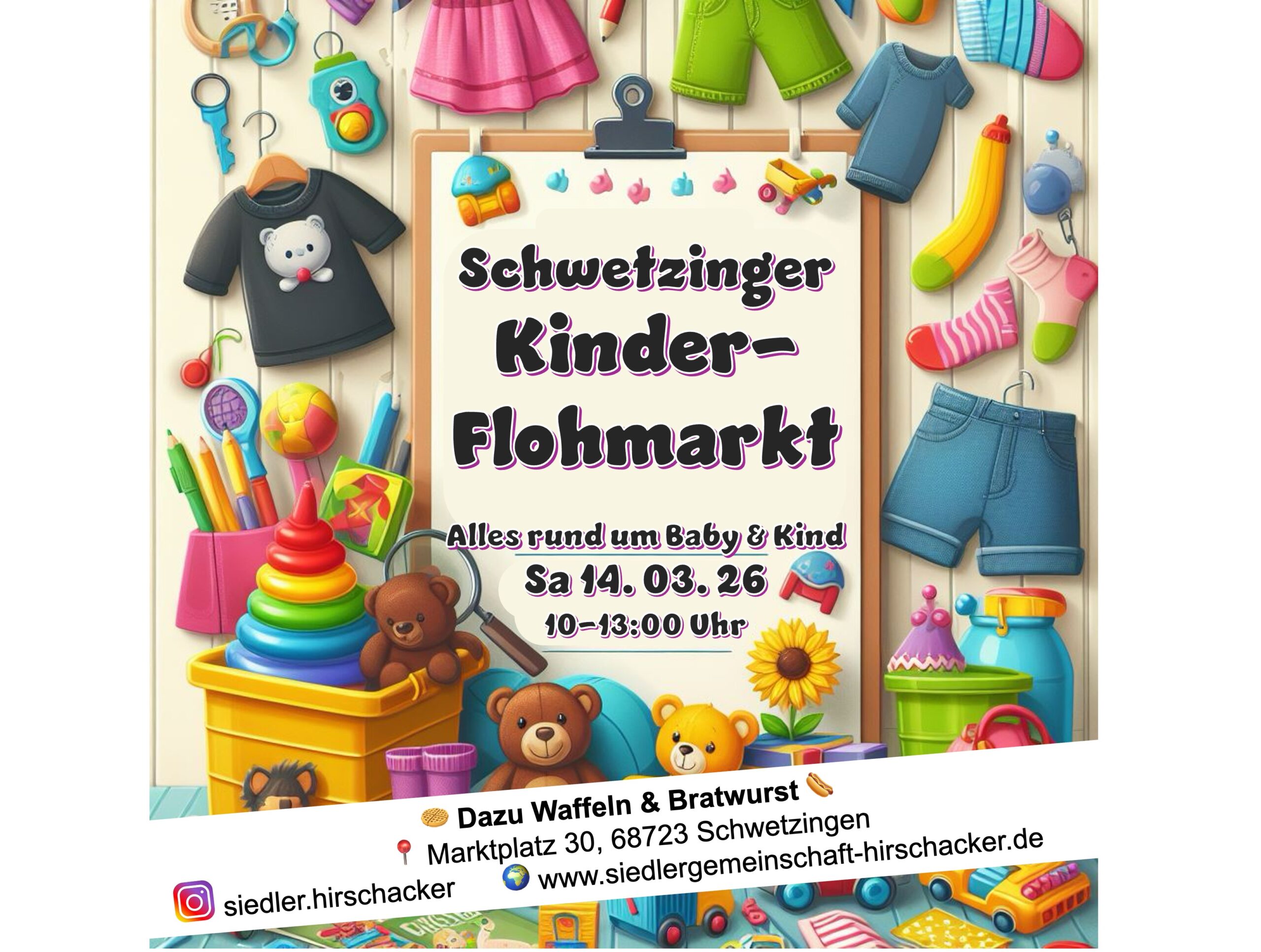 Read more about the article Kinderflohmarkt Frühjahr 2026